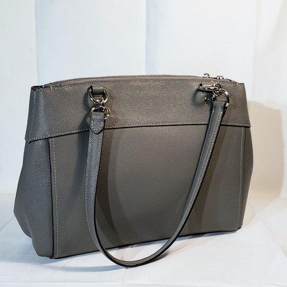 Coach-crossgrain Brook mini, carry all hand bag, like new. w/crossbody strap - Picture 4 of 14